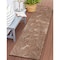 World Rug Gallery Contemporary Palm Leaf Textured Flat Weave Indoor/Outdoor Area Rug 2' x 7' Brown 118BROWN2X7 - alternate 2
